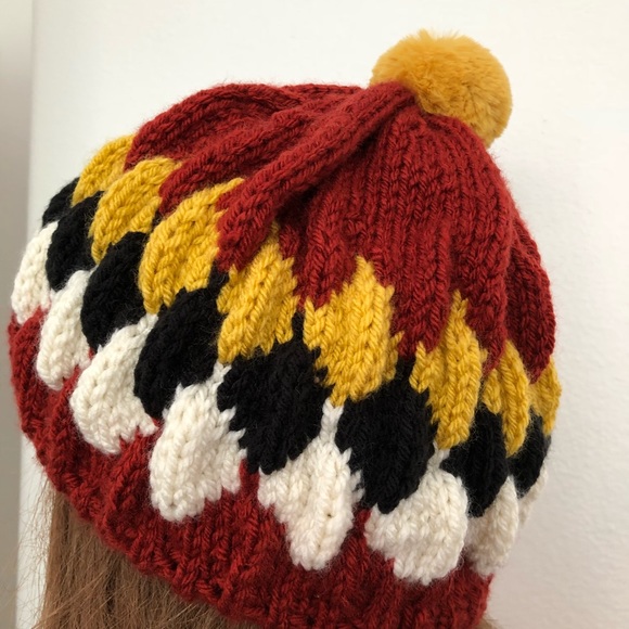 Hand Knits 2 Love Beanie Hat Cap Designer Original - Picture 3 of 7